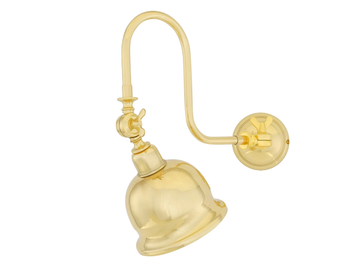 APIA SWIVEL POSTER LIGHT - Adjustable brass wall lamp by mullan lighting - view 2